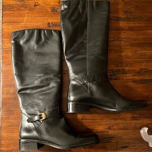 Etienne Aigner Black Tall Boots